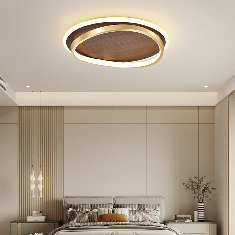 Bedroom Light Creative Japanese Log Room