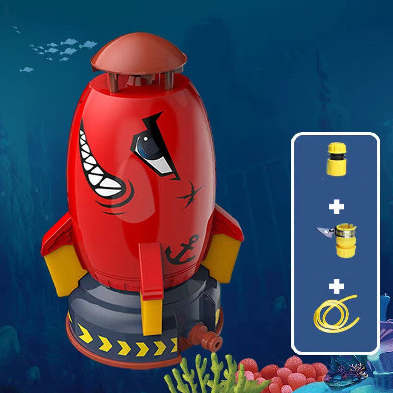 Rocket Launcher Toys Outdoor Rocket Water Pressure Lift Sprinkler Toy Interaction In Garden Lawn Water Spray Toys For Kids Summer Gadgets