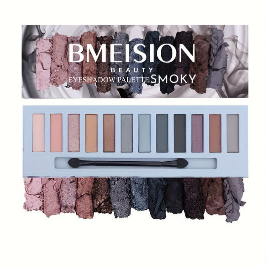 Makeup Eye Shadow Plate Shimmer Matte Smoky Not Smudge