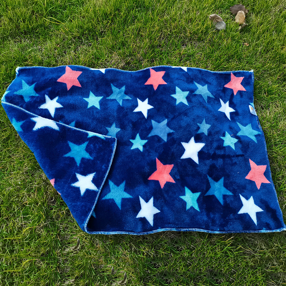Thick Warm Coral Fleece Cat Kennel Blanket