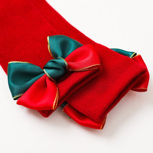 Fashion Children's Double Pack Of Plain Color Stockings