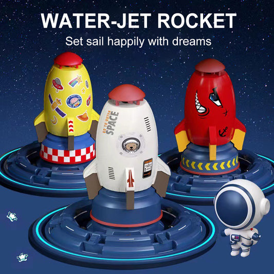 Rocket Launcher Toys Outdoor Rocket Water Pressure Lift Sprinkler Toy Interaction In Garden Lawn Water Spray Toys For Kids Summer Gadgets