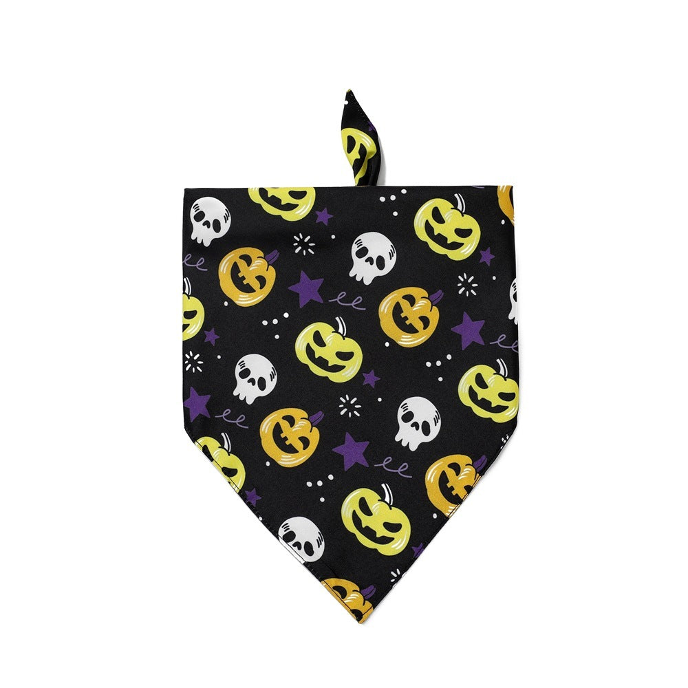 Halloween Dog Bib Saliva Towel Pet