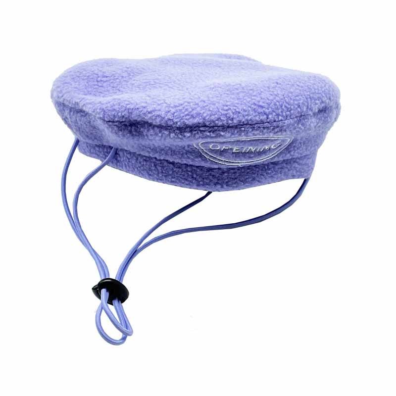 Pure Color Simple Pet Dog With Beret