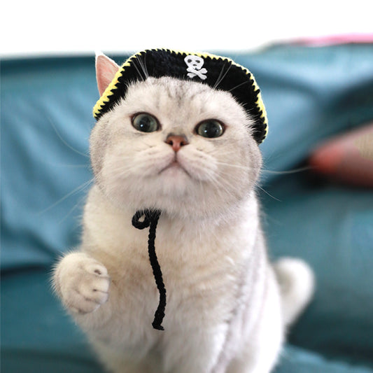 Pirate Hat Leaky Ear Small Handmade Pet Costume