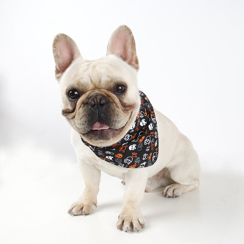 Christmas Triangle Scarf Dog Bib Medium And Large Dog Saliva Towel