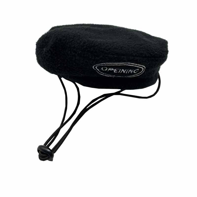 Pure Color Simple Pet Dog With Beret