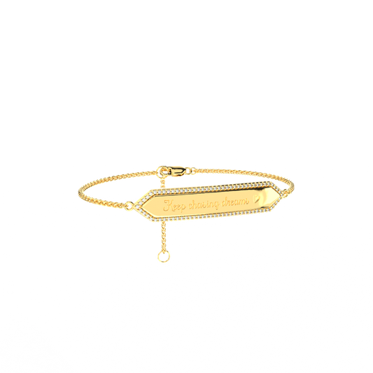 18K Gold Plated SwapBar Bracelet SB007G