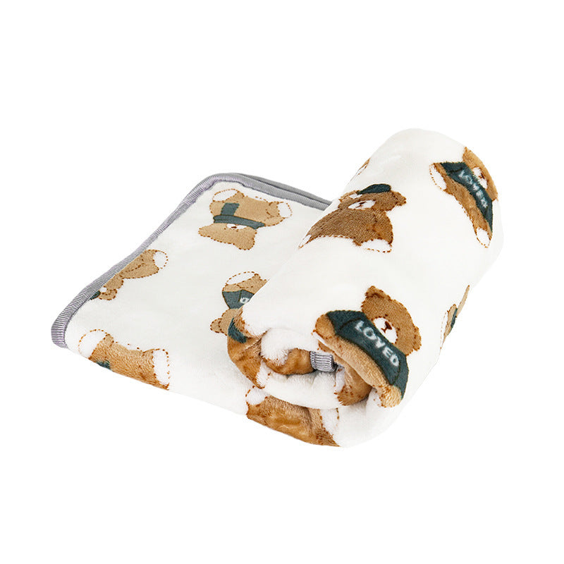 Pet Blanket Warm Dog Sleep Pad Warm Bed Sheet Soft And Comfortable Cat Cover Bed Sheet Pet Accessories