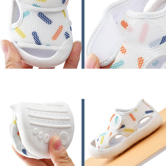 Baby's Summer Soft Bottom Non-slip Mesh Shoes
