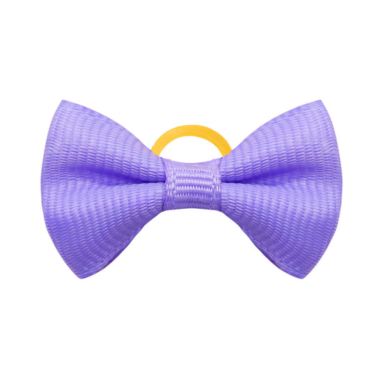 Cute Macaron Solid Color Pet Head Flower Rubber Band