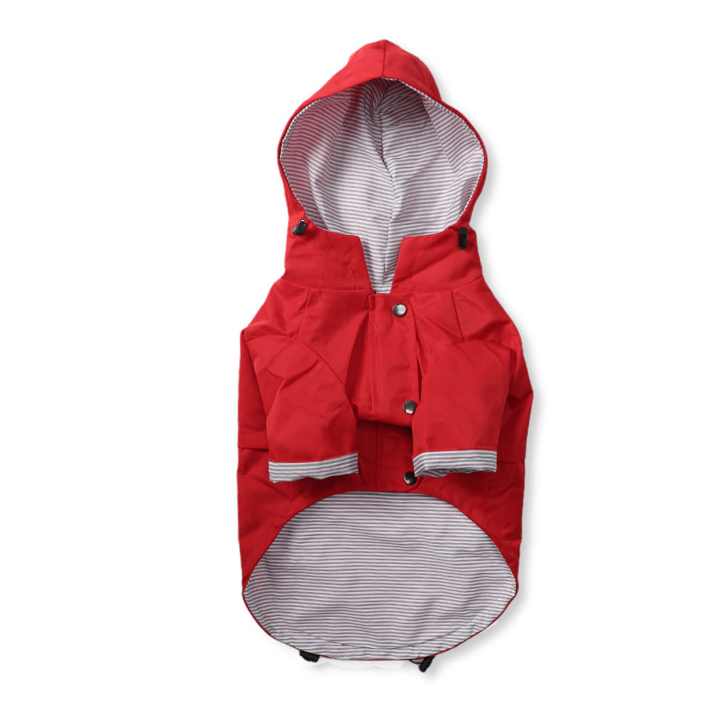 Windproof and rainproof pet jacket