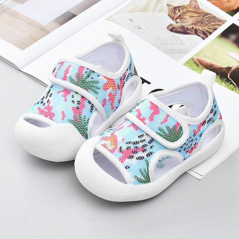 Baby's Summer Soft Bottom Non-slip Mesh Shoes