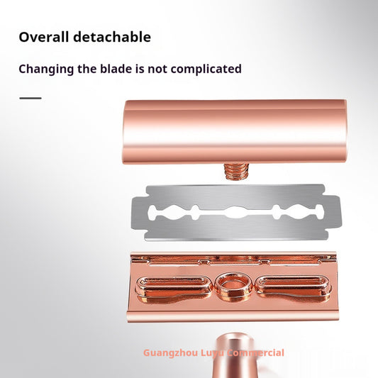 Old-fashioned Shaver Rose Gold Base