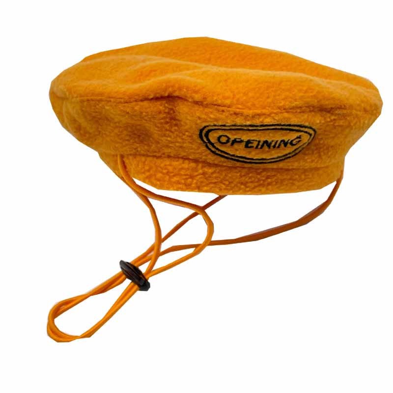 Pure Color Simple Pet Dog With Beret
