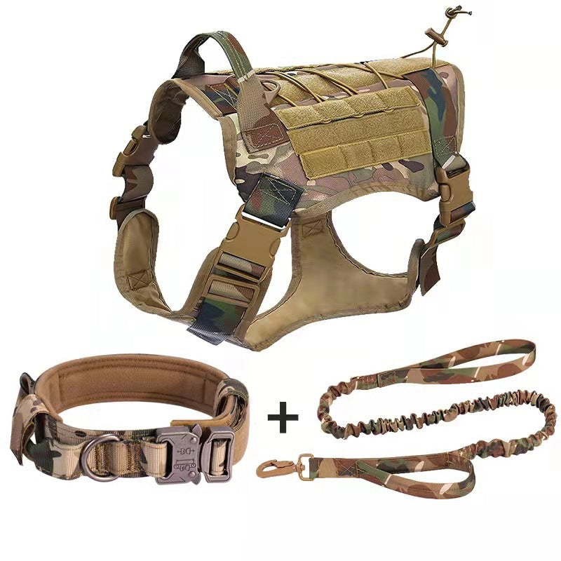 Nylon Tactical Dog Coat Quick Release Tank Top Pet