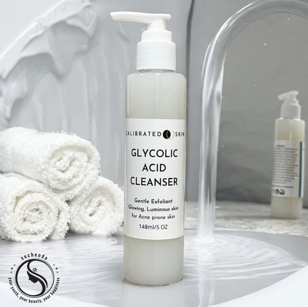 Glycolic Acid Face Cleanser Glow | Exfoliate | Purify For Glowing, Acne-Prone Skin