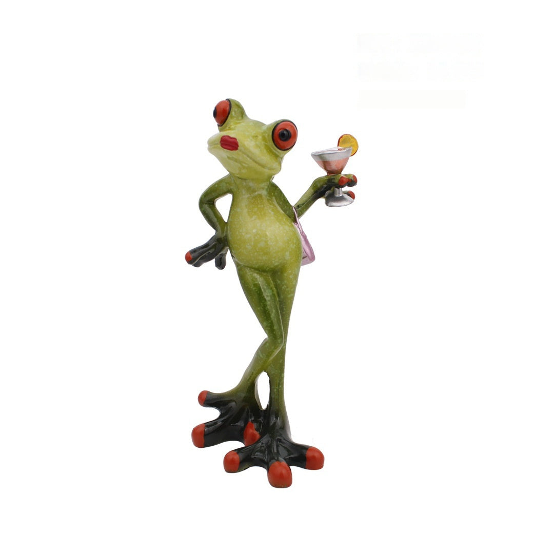 Home Decoration Frog Living Room Study Resin Crafts