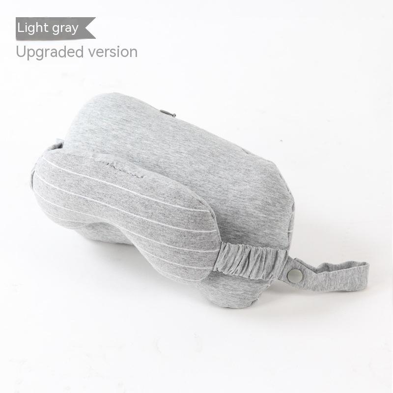Eye Mask Two-in-one Pillow Jersey Foam Particles Neck Pillow