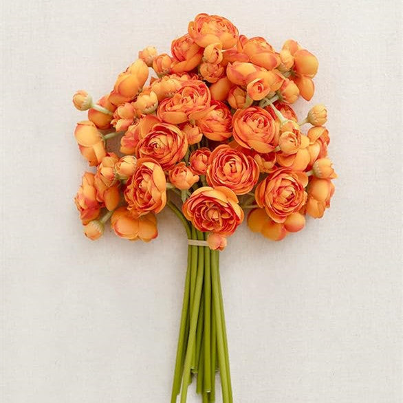 24-head Tea Rose Camellia Wedding Flower Wedding Hall Decorative Floral Plug