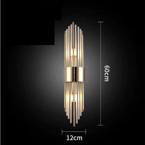 Crystal Wall Lamp Living Room Background Wall Stairs Aisle Light