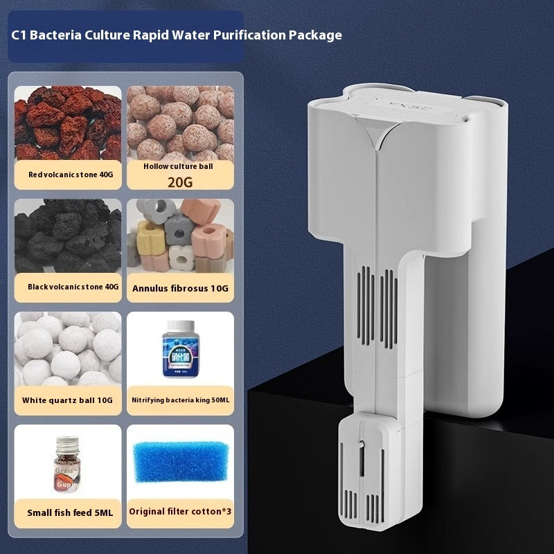 Crazy Water Plants Fish Tank Filter External Filter VAT Three-in-one Waterfall Wall-mounted Filter System