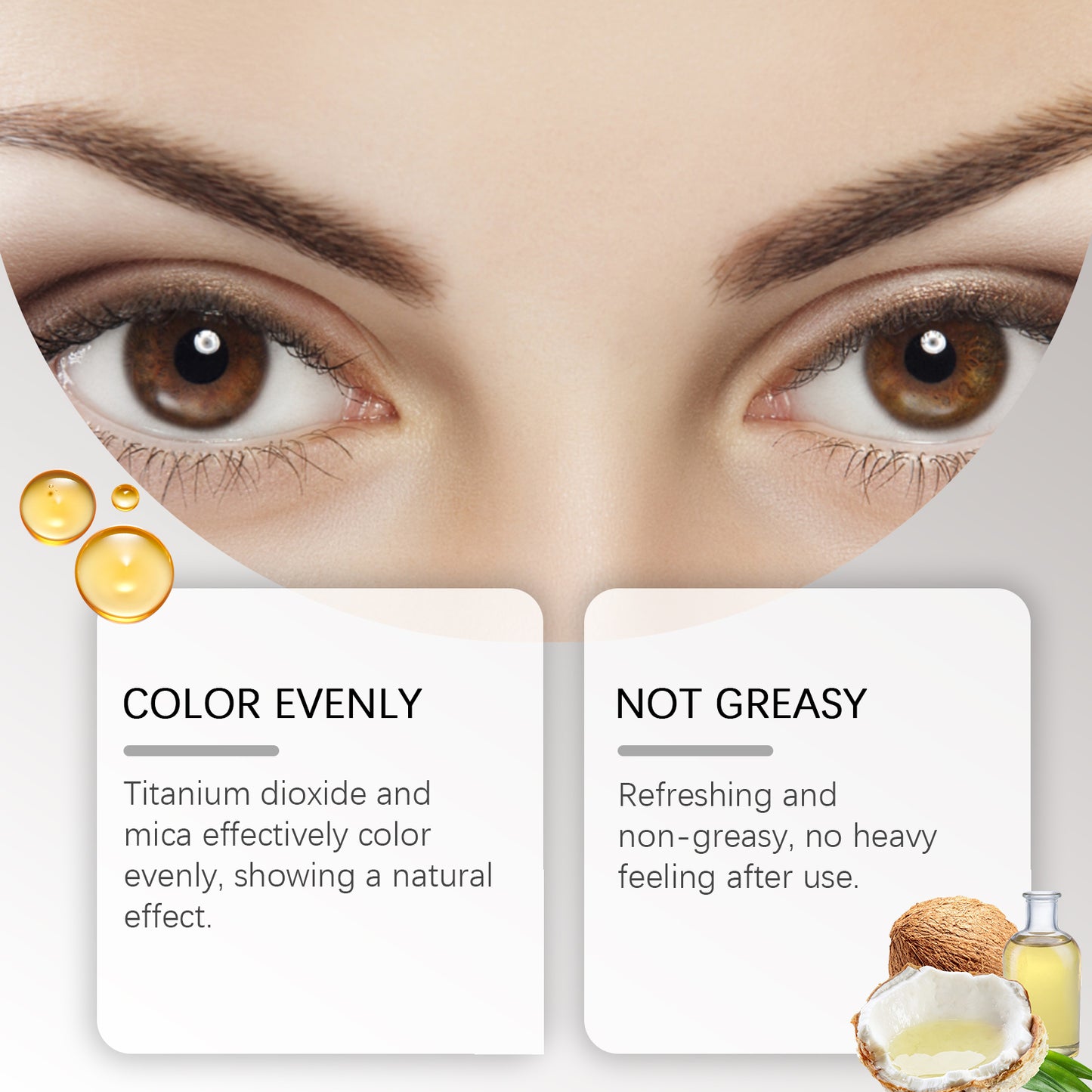 Pressure Air Cushion Brow Cream Not Easy To Smudge Without Removing Makeup To Create Three-Dimensional Natural Long-Lasting Air Cushion Eyebrow Cream