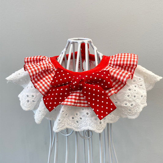 Saliva Towel Pet Bib Bow Tie Muppet