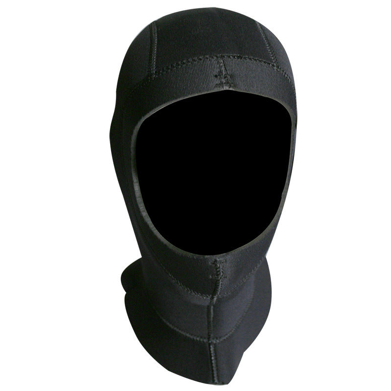 Diving Headgear 5mm Thick Professional Protective Warm Diving Hat