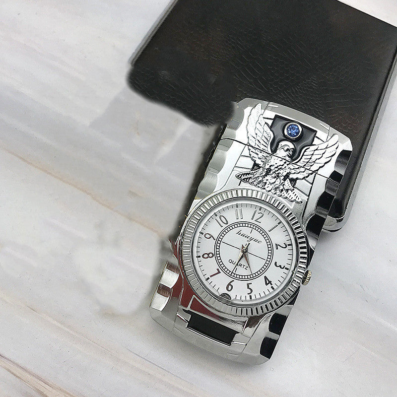 Personality Running Lamp Inflatable Watch Windproof Lighter
