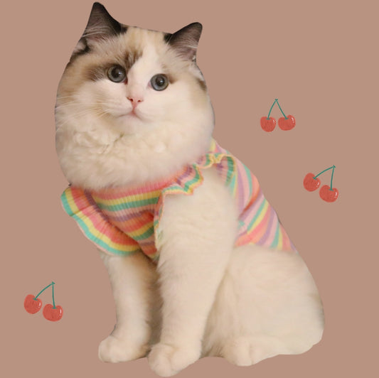 Summer Dog Cat Costume Small Breathable Cotton