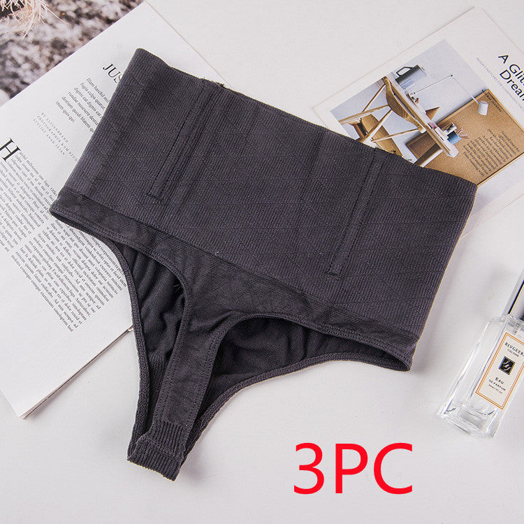 Body Sexy Triangle Thong Panties With Waist Shaping And Abdomen