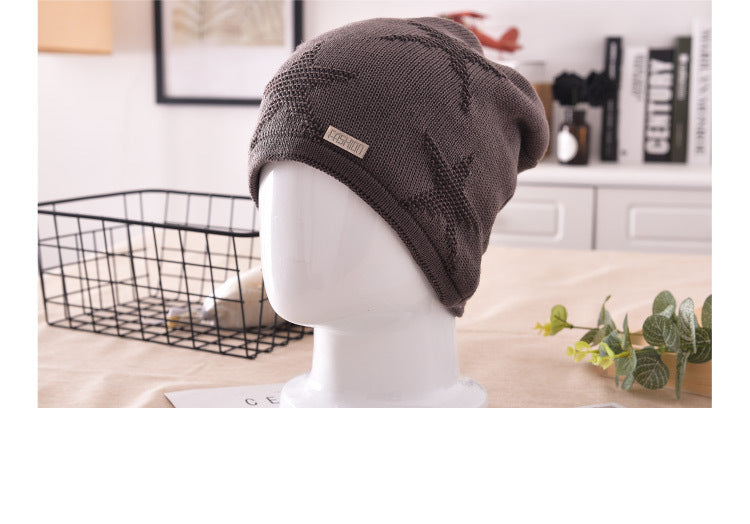Men's Fashion Knitted Outdoor Warm Woolen Cap