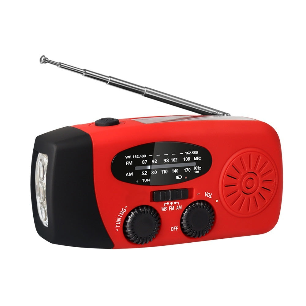 Mini-portable 3leds Solar Hand Emergency Radio