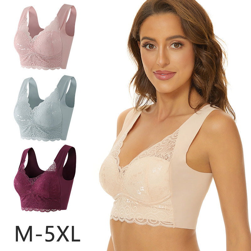 Push Up Bra Without Rims And Anti-sagging Breasts