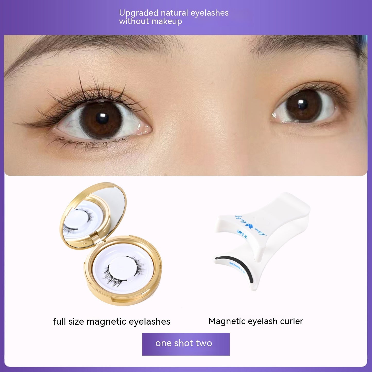 Magnetic Adhesive Free Of Little Devil False Eyelashes
