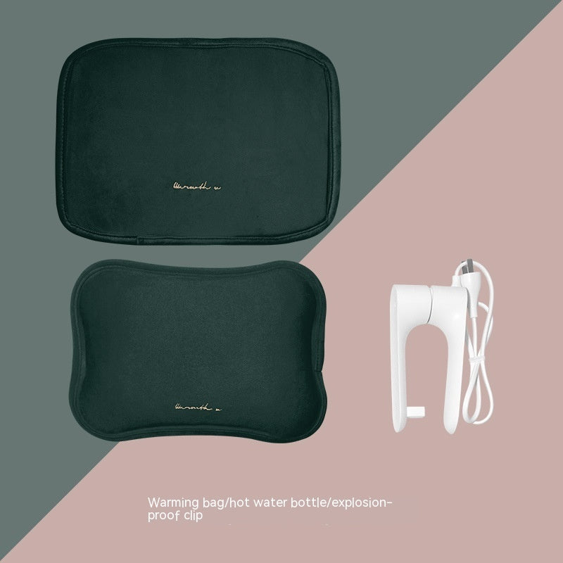 Rechargeable Hand Warmer Belly Cute Plush Explosion-proof Heating Pad Electric Hot Water Bag
