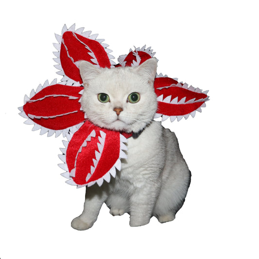 Cat Funny Cannibal Flower Headgear