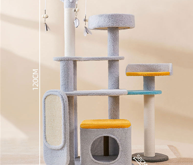 Large Cat Scratch Board Jumping Platform Toy