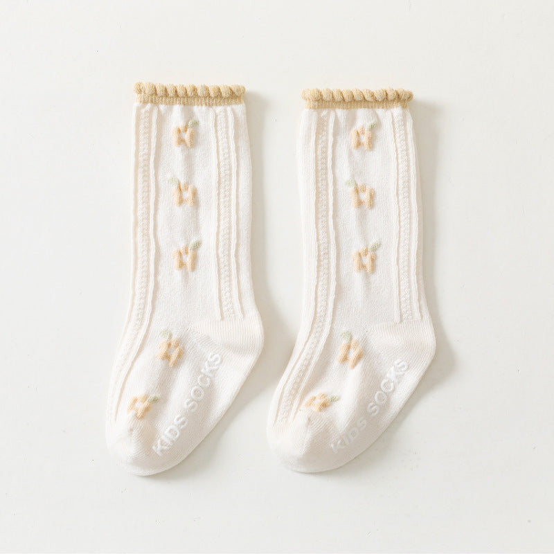 Fashion Personality Children's Floral Socks Suit