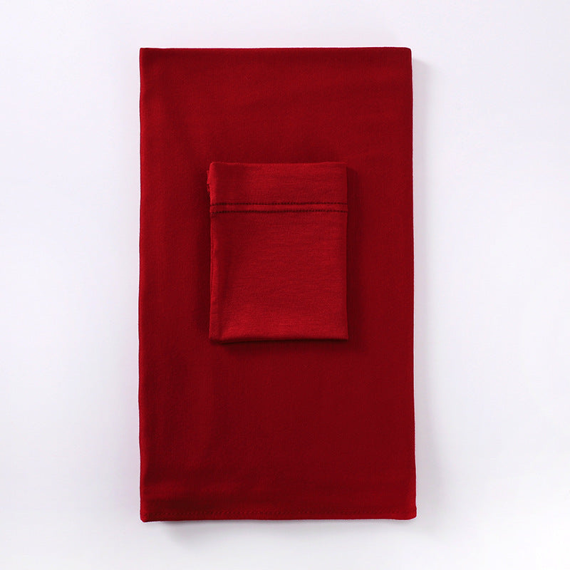 Women's Minimalist Modal Bottom Hat Integrated Scarf