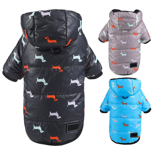 Small and medium pet cotton coat
