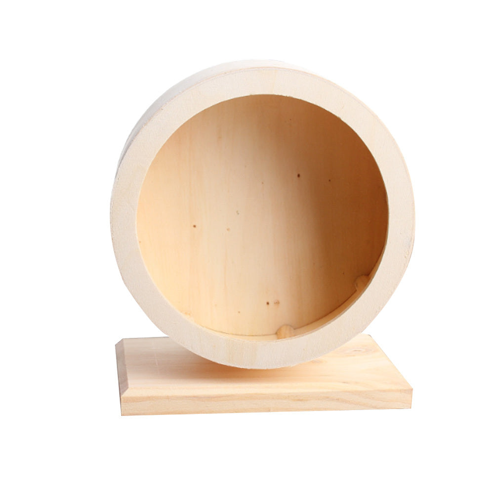 Solid wood mute bracket running wheel