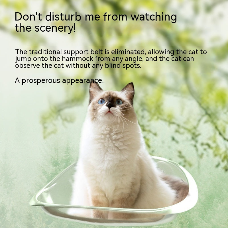 Summer Suction Cup Window Glass Hanging Suspension Cat Hammock