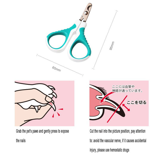 Stainless steel cat with 150 degree elbow nail clippers