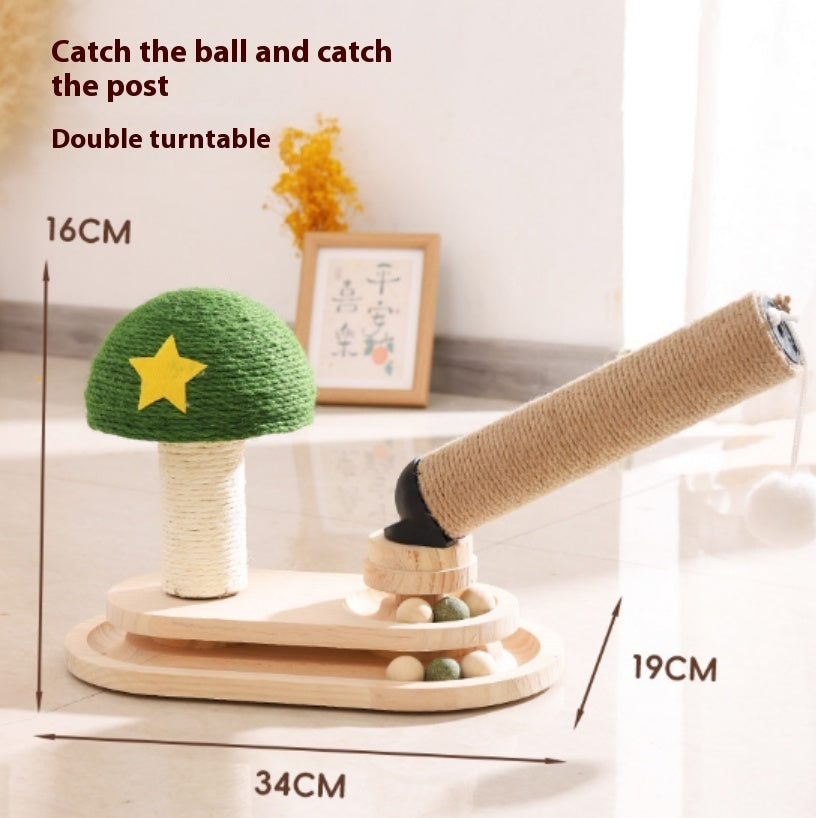 Scratch-resistant Pet Toy Pillar