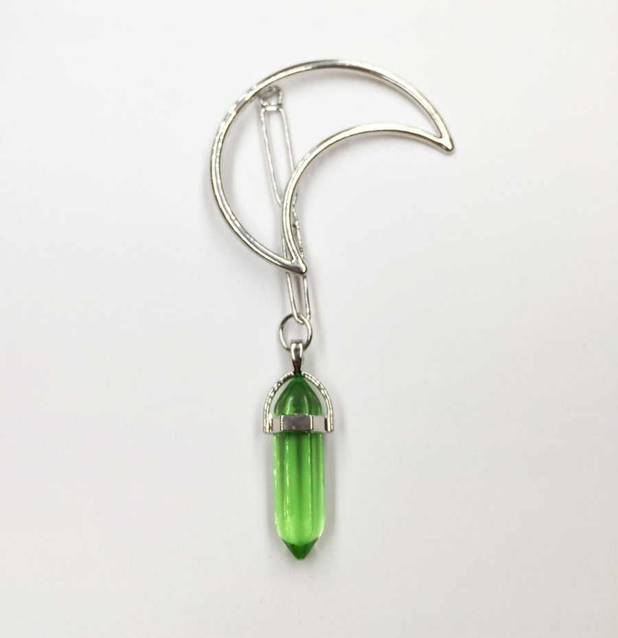 Moon hexagonal hairpin