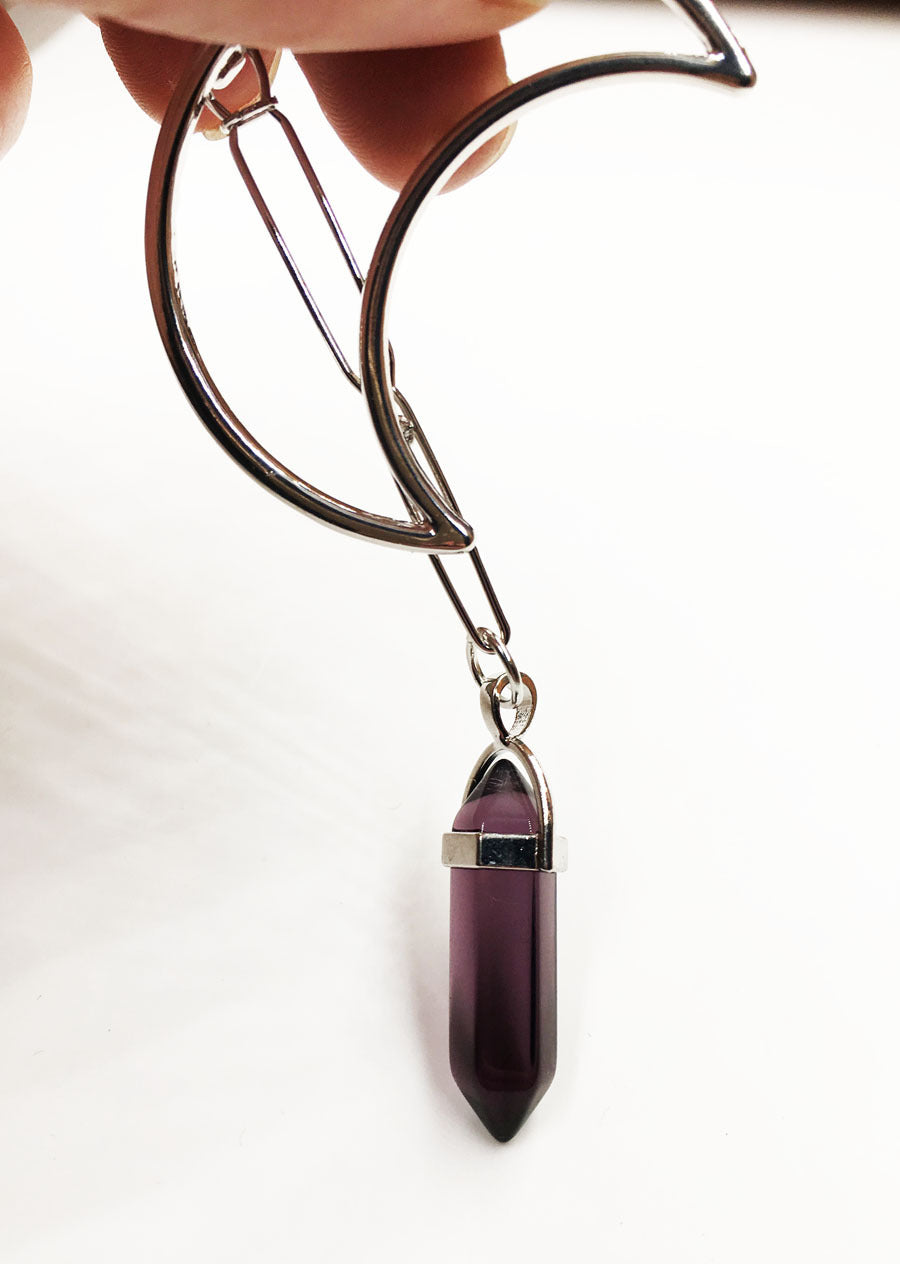 Moon hexagonal hairpin