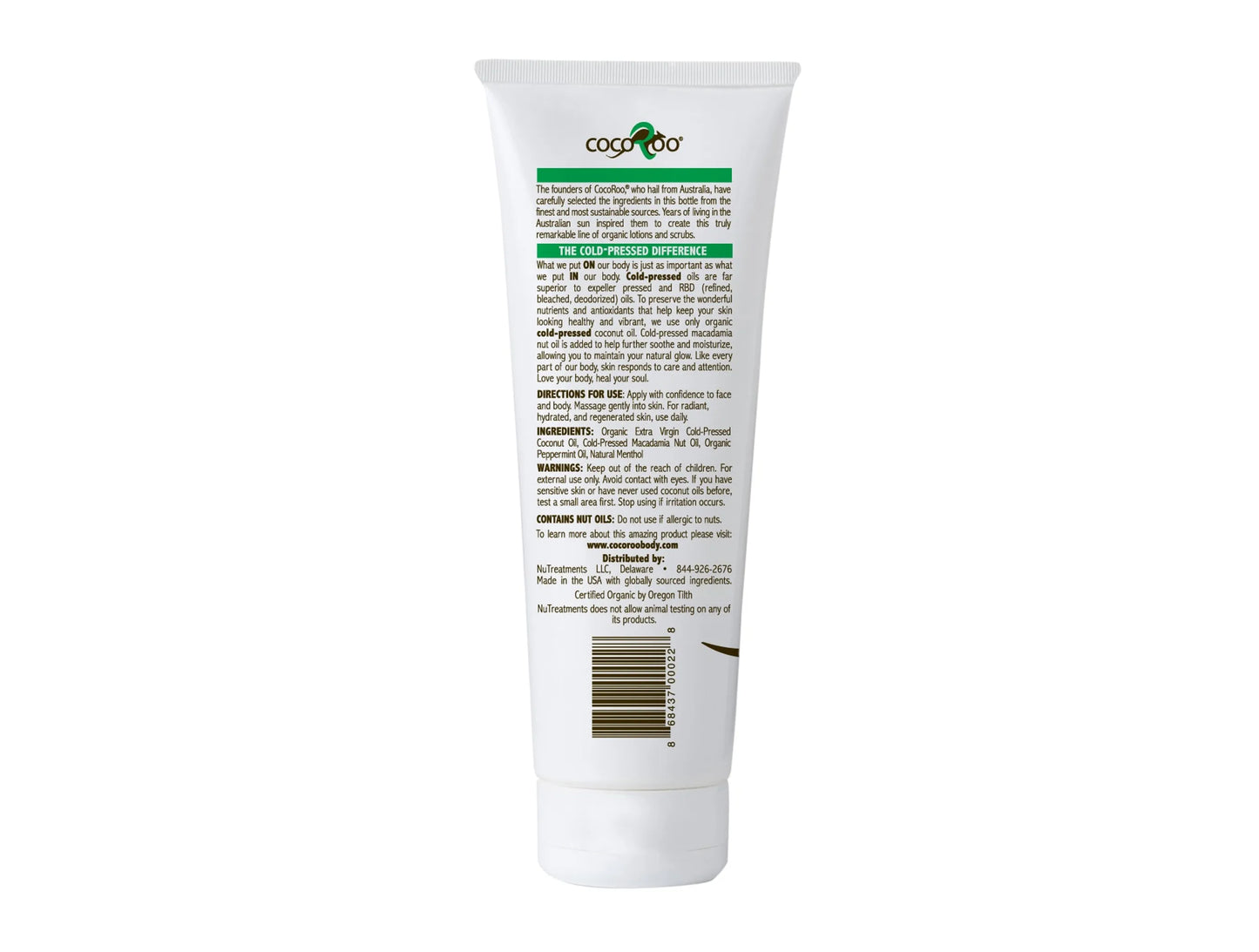 CocoRoo Mint Condition Organic Coconut Oil Moisturizer