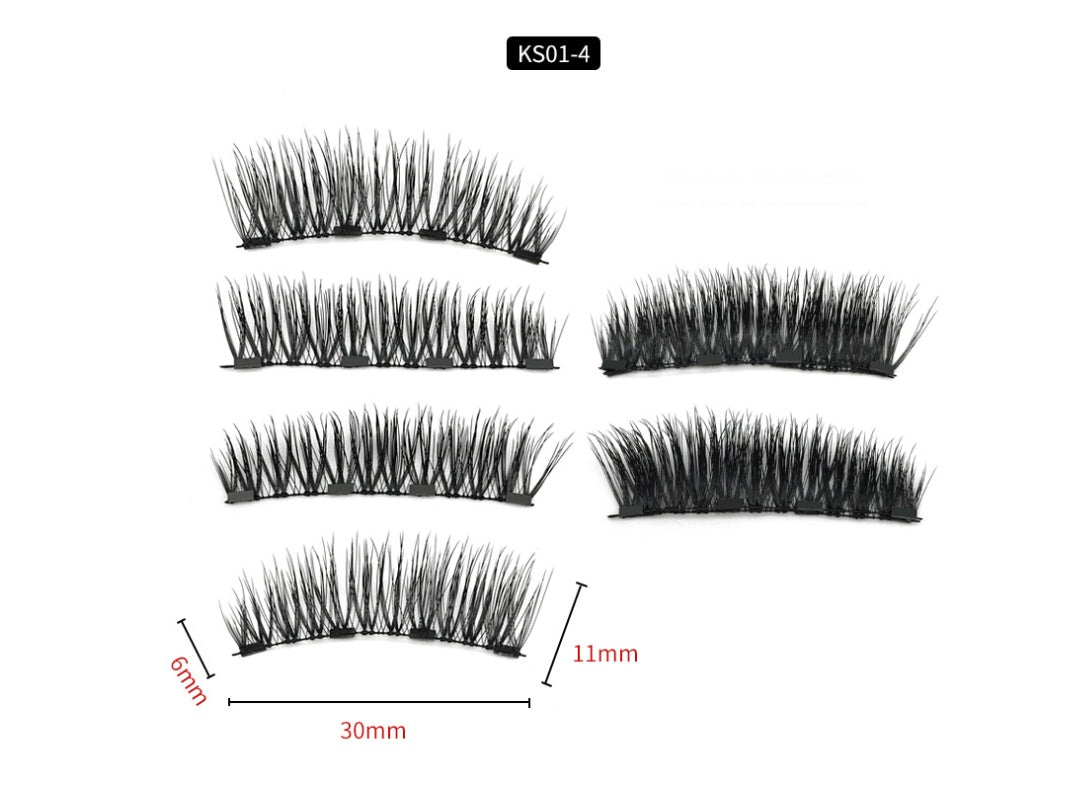 Four magnet magnet false eyelashes